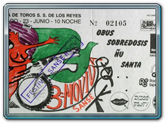 Entrada del festival " Sanse Rock " .